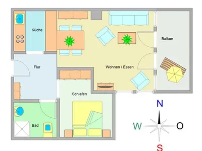 Ferienwohnung für 3 Personen (52 m²) in Ostseebad Kühlungsborn 3/10