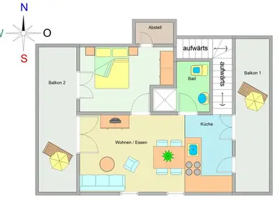 Ferienwohnung für 2 Personen (62 m²) in Ostseebad Kühlungsborn 3/10