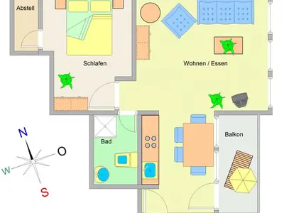 Ferienwohnung für 3 Personen (50 m²) in Ostseebad Kühlungsborn 3/10