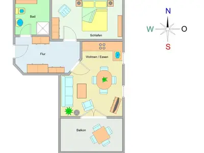 Ferienwohnung für 4 Personen (51 m²) in Ostseebad Kühlungsborn 2/10