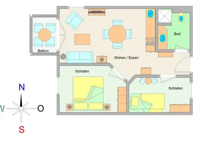 Ferienwohnung für 4 Personen (45 m²) in Ostseebad Kühlungsborn 2/10