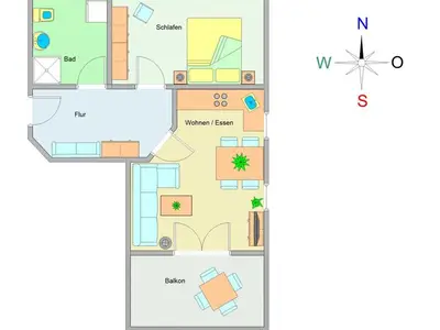 Ferienwohnung für 3 Personen (54 m²) in Ostseebad Kühlungsborn 2/10