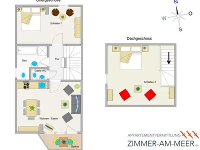 Ferienwohnung für 5 Personen (65 m²) in Ostseebad Kühlungsborn 2/10