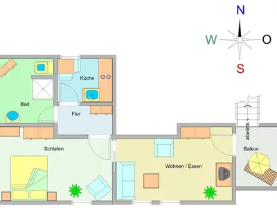 Ferienwohnung für 2 Personen (50 m²) in Ostseebad Kühlungsborn 3/10