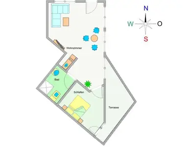 Ferienwohnung für 2 Personen (40 m²) in Ostseebad Kühlungsborn 3/10