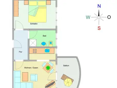 Ferienwohnung für 4 Personen (50 m²) in Ostseebad Kühlungsborn 3/10