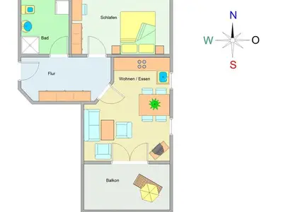Ferienwohnung für 4 Personen (54 m²) in Ostseebad Kühlungsborn 3/10