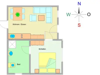Ferienwohnung für 4 Personen (45 m²) in Ostseebad Kühlungsborn 3/10