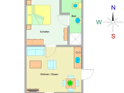 Ferienwohnung für 4 Personen (40 m²) in Ostseebad Kühlungsborn 3/10