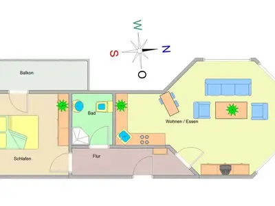 Ferienwohnung für 2 Personen (63 m²) in Ostseebad Kühlungsborn 3/10
