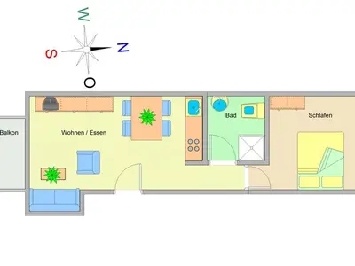 Ferienwohnung für 2 Personen (42 m²) in Ostseebad Kühlungsborn 3/10