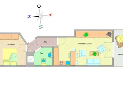 Ferienwohnung für 2 Personen (48 m²) in Ostseebad Kühlungsborn 3/10