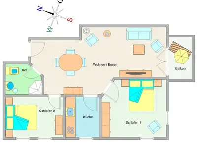 Ferienwohnung für 4 Personen (74 m²) in Ostseebad Kühlungsborn 2/10