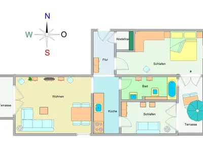 Ferienwohnung für 4 Personen (63 m²) in Ostseebad Kühlungsborn 3/10