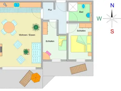 Ferienwohnung für 4 Personen (59 m²) in Ostseebad Kühlungsborn 3/10