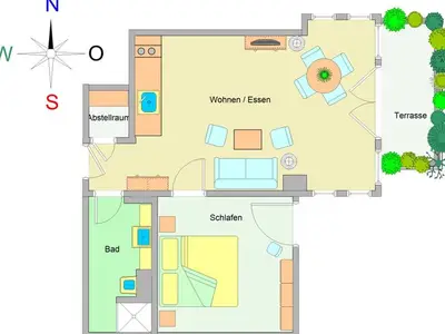 Ferienwohnung für 3 Personen (49 m²) in Ostseebad Kühlungsborn 3/10