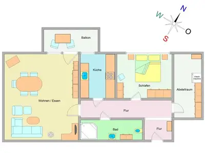 Ferienwohnung für 4 Personen (50 m²) in Ostseebad Kühlungsborn 3/10