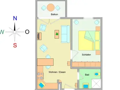Ferienwohnung für 2 Personen (39 m²) in Ostseebad Kühlungsborn 3/10