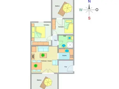 Ferienwohnung für 4 Personen (62 m²) in Ostseebad Kühlungsborn 3/10