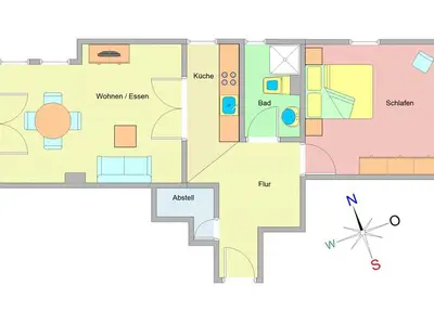 Ferienwohnung für 4 Personen (54 m²) in Ostseebad Kühlungsborn 3/10