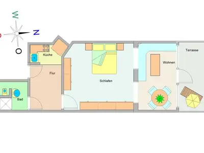 Ferienwohnung für 2 Personen (40 m²) in Ostseebad Kühlungsborn 3/10