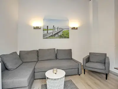 Wohnzimmer mit Schlafcouch