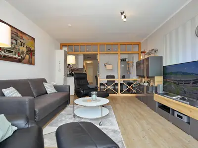 Blick in das Wohnzimmer
