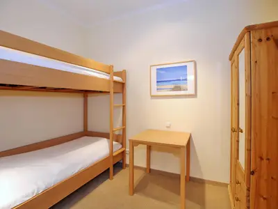 zweites Schlafzimmer mit Etagenbett