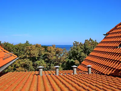 Dachterrasse mit Meerblick