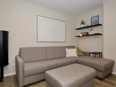 Wohnzimmer mit Ecksofa