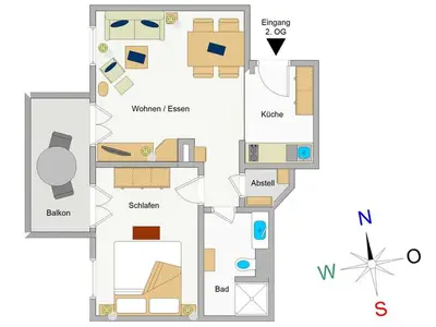 Ferienwohnung für 3 Personen (39 m²) in Ostseebad Kühlungsborn 3/10