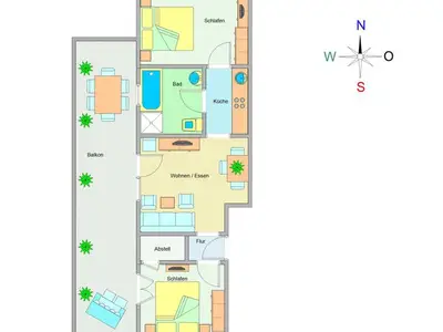 Ferienwohnung für 4 Personen (72 m²) in Ostseebad Kühlungsborn 3/10