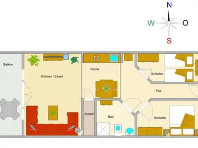 Ferienwohnung für 4 Personen (75 m²) in Ostseebad Kühlungsborn 3/10