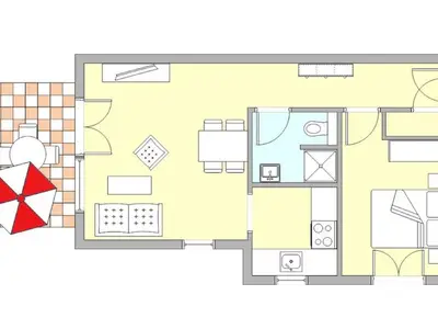 Ferienwohnung für 4 Personen (58 m²) in Ostseebad Kühlungsborn 8/10