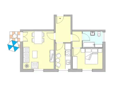 Ferienwohnung für 3 Personen (62 m²) in Ostseebad Kühlungsborn 10/10