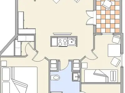 Ferienwohnung für 2 Personen (53 m²) in Ostseebad Kühlungsborn 7/10