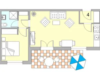 Ferienwohnung für 2 Personen (43 m²) in Ostseebad Kühlungsborn 10/10