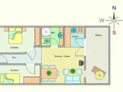 Ferienwohnung für 4 Personen (52 m²) in Ostseebad Kühlungsborn 10/10