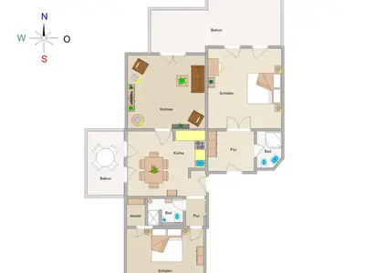 Ferienwohnung für 4 Personen (85 m²) in Ostseebad Kühlungsborn 3/10