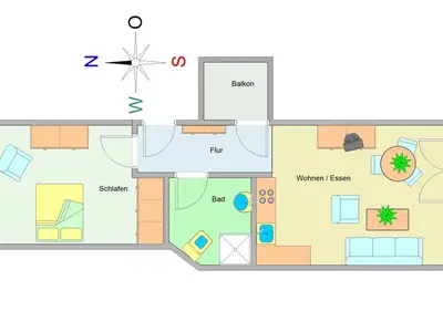Ferienwohnung für 2 Personen (55 m²) in Ostseebad Kühlungsborn 8/10