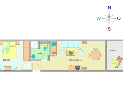 Ferienwohnung für 3 Personen (48 m²) in Ostseebad Kühlungsborn 3/10