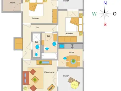 Ferienwohnung für 4 Personen (73 m²) in Ostseebad Kühlungsborn 3/10