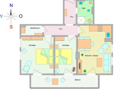 Ferienwohnung für 4 Personen (75 m²) in Ostseebad Kühlungsborn 3/10