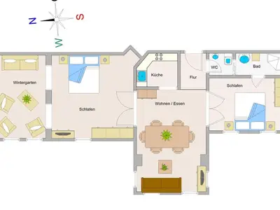 Ferienwohnung für 4 Personen (87 m²) in Ostseebad Kühlungsborn 3/10