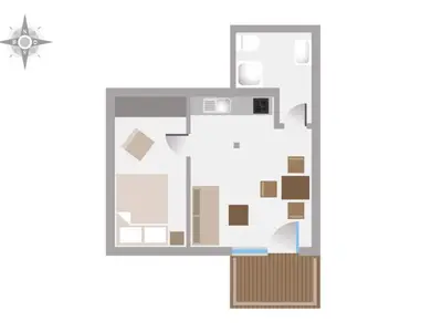 Ferienwohnung für 2 Personen (33 m²) in Ostseebad Kühlungsborn 9/10