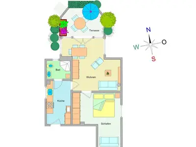 Ferienwohnung für 4 Personen (48 m²) in Ostseebad Kühlungsborn 3/10