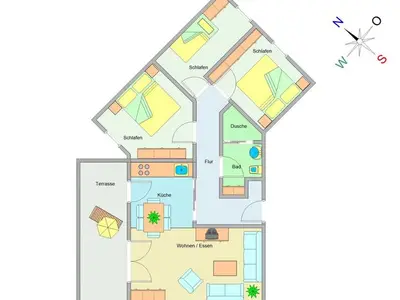 Ferienwohnung für 5 Personen (73 m²) in Ostseebad Kühlungsborn 9/10