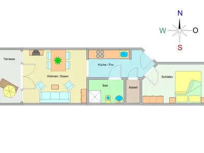Ferienwohnung für 4 Personen (49 m²) in Ostseebad Kühlungsborn 3/10