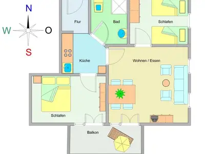Ferienwohnung für 4 Personen (54 m²) in Ostseebad Kühlungsborn 3/10