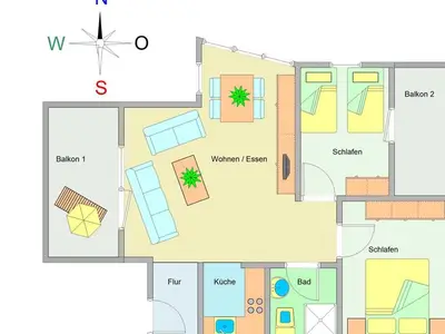 Ferienwohnung für 4 Personen (68 m²) in Ostseebad Kühlungsborn 8/10